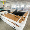 Inflatable Floating Swimming Pool Inflatable Dock Floating Platform 13x10ft Inflatable Sea Pool with Net for Yachts & Boatss