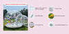 Inflatable Bubble House With 750W Air Blower 100 balloons